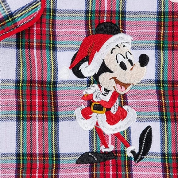 Mickey Mouse Holiday Plaid PJ Set for Boys - Picture 4 of 6